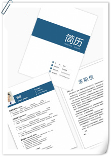 适合业务类简历模板